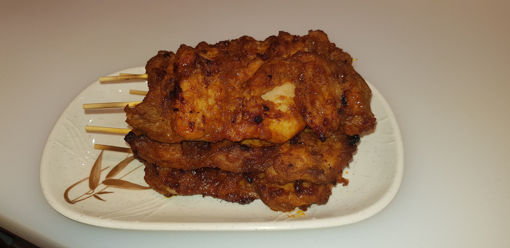 Image de Brochette Poulet Sate (1 pair)